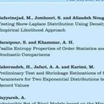 The sixth issue last version of Journal of Statistical Research of Iran (JSRI) released