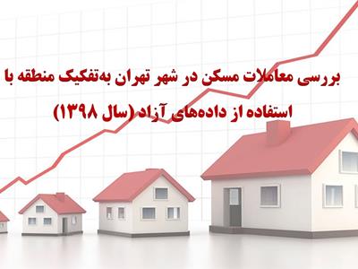 گزارش تحلیلی «بررسی معاملات مسکن در شهر تهران به‌تفکیک منطقه با استفاده از داده‌های آزاد (سال ۱۳۹۸)» منتشر شد